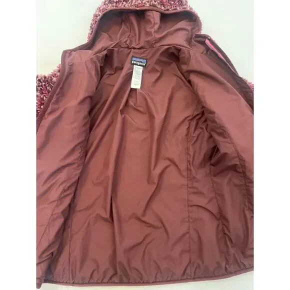 2/$50 DEAL ALERT!! PATAGONIA WOMENS BURGUNDY RETRO X DIAMOND FLEECE SIZE SMALL - Picture 6 of 11